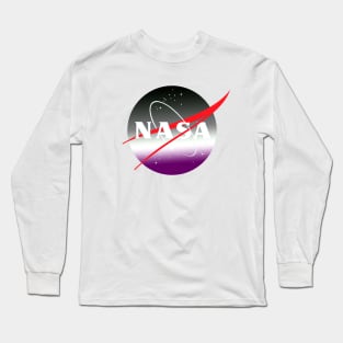 Subtle Asexual NASA Long Sleeve T-Shirt